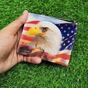 Men Leather Bifold Wallet